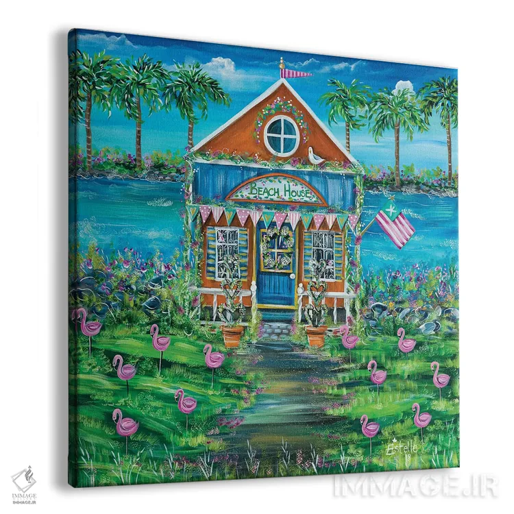 تابلو خانه ساحلی اثر استل گرنگس - نمای پرسپکتیو محصول