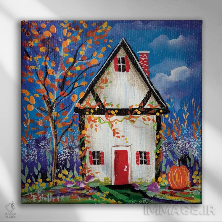 تابلو پاییز اثر استل گرنگس - نمای روبهرو روی دیوار