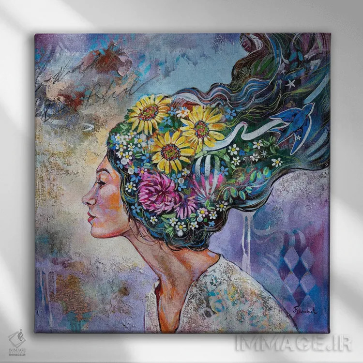 تابلو لانه اثر استر فرانچوک - نمای روبهرو روی دیوار