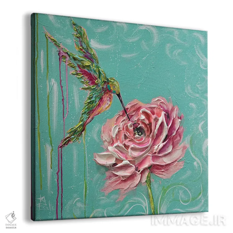 تابلو با صدای زمزمه همراه اثر استل گرنگس - نمای پرسپکتیو محصول