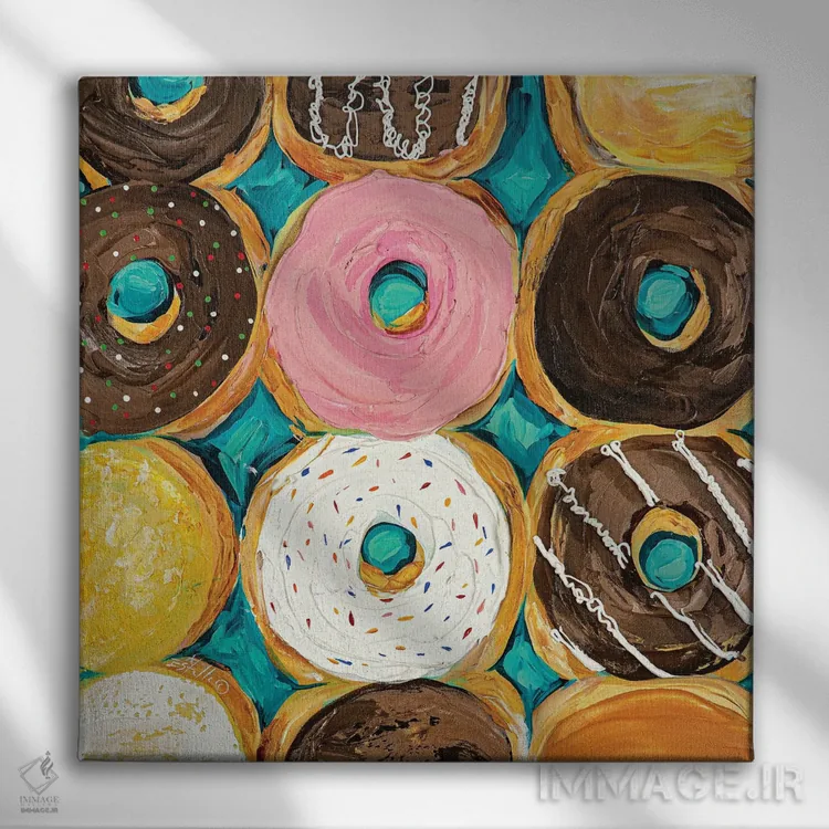 تابلو یخزده یا با پوشش یخزدگی اثر استل گرنگس - نمای روبهرو روی دیوار