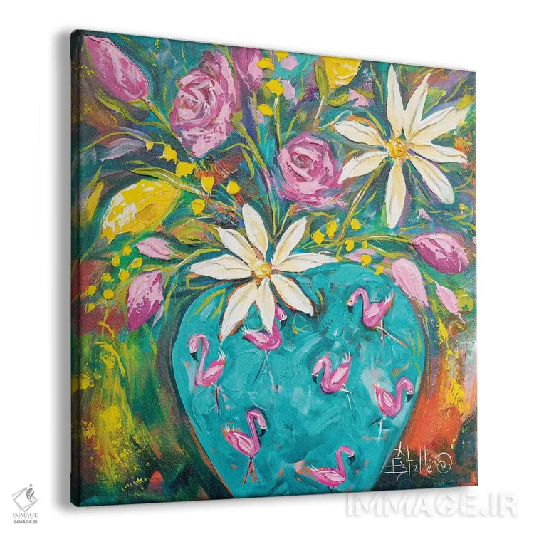 تابلو آبهای فلامینگو اثر استل گرنگس - نمای پرسپکتیو محصول