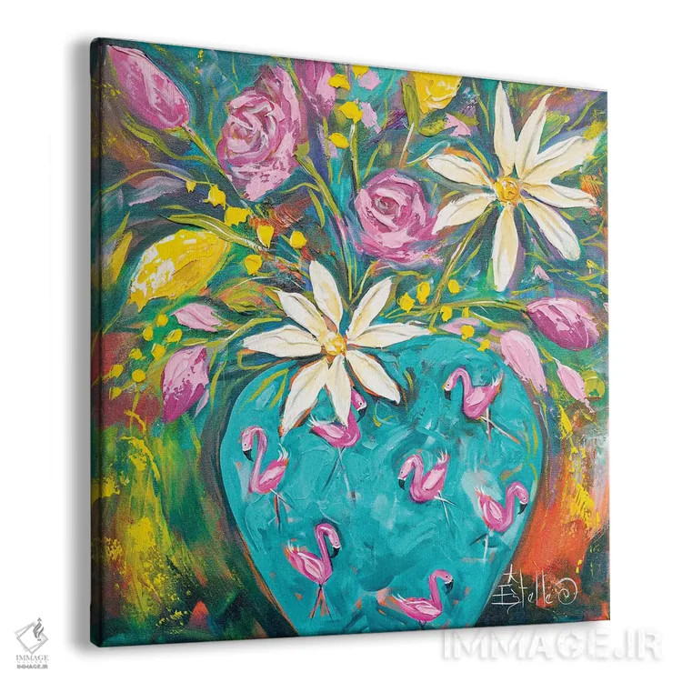 تابلو آبهای فلامینگو اثر استل گرنگس - نمای پرسپکتیو محصول