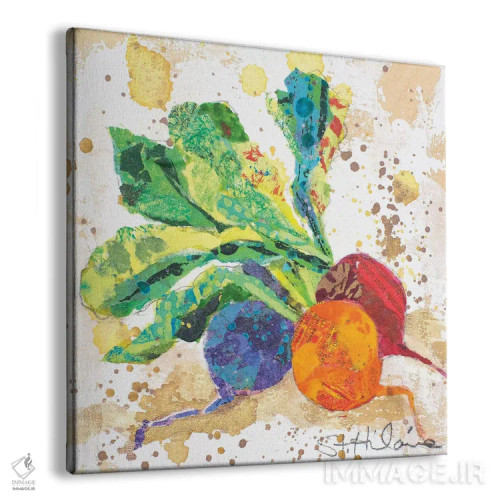 تابلو آبپاشی سبزیجات ۱ اثر الیزابت سن هیلر - نمای پرسپکتیو محصول