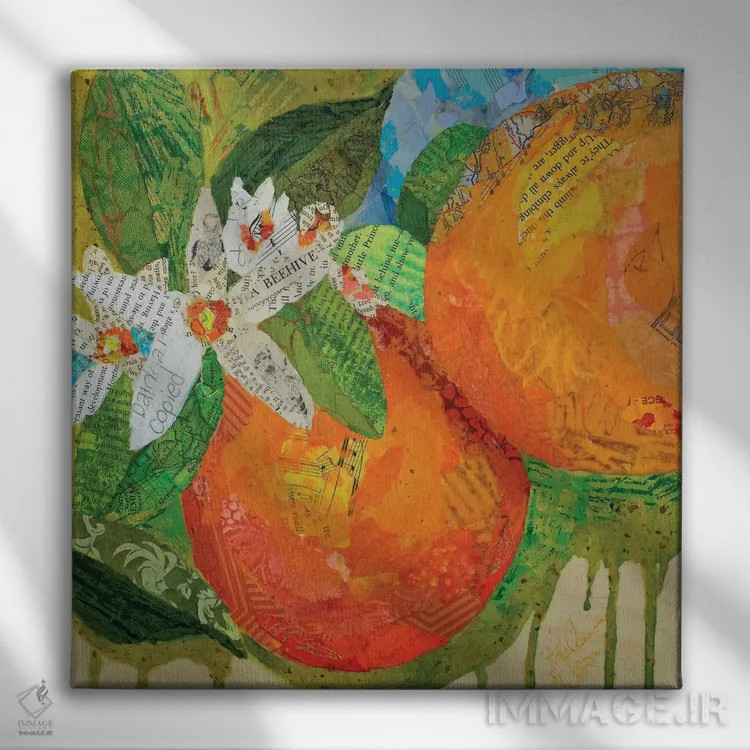 تابلو پرتقالهای فلوریدا اثر الیزابت سن هیلر - نمای روبهرو روی دیوار