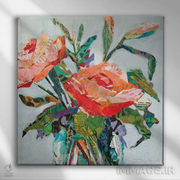 تابلو رویای فارم ۱ (هاسیندا، مزرعه بزرگ اسپانیایی) اثر الیزابت سن هیلر - نمای روبهرو روی دیوار