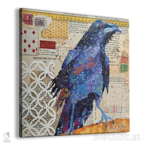 تابلو کارتپستال از پو ۲ اثر الیزابت سن هیلر - نمای پرسپکتیو محصول