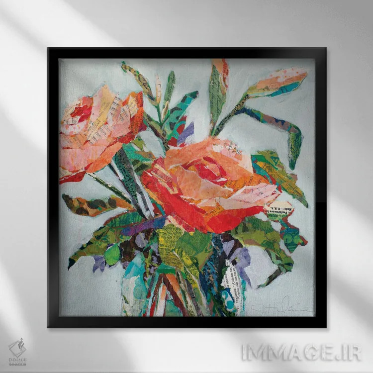 تابلو رویای فارم ۱ (هاسیندا، مزرعه بزرگ اسپانیایی) اثر الیزابت سن هیلر - نمای قابدار مشکی