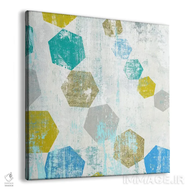 تابلو ششضلعی ۳ اثر ادوارد سلکرک - نمای پرسپکتیو محصول