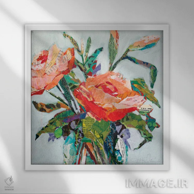 تابلو رویای فارم ۱ (هاسیندا، مزرعه بزرگ اسپانیایی) اثر الیزابت سن هیلر - نمای قابدار سفید