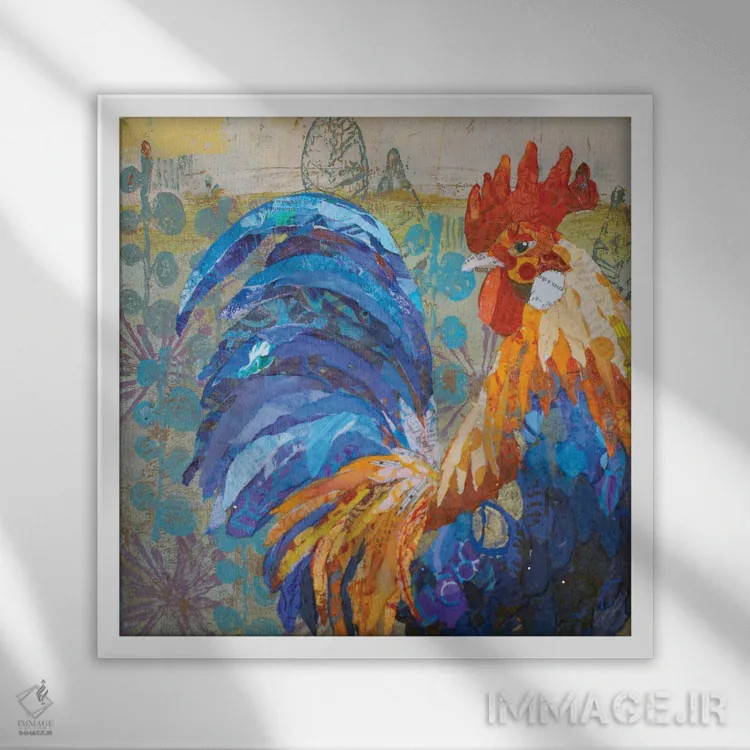 تابلو صبح خوش ۲ اثر الیزابت سن هیلر - نمای قابدار سفید