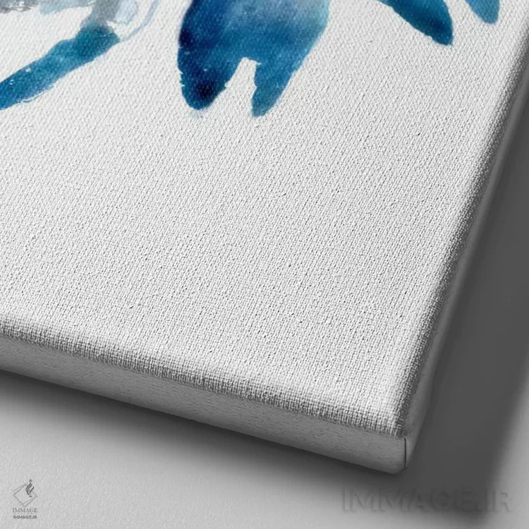 تابلو گوشهنشین اثر ادوارد سلکرک - نمای نزدیک بافت بوم