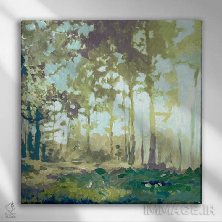 تابلو بلوودز (نام خاص یا منطقهای) اثر ادوارد سلکرک - نمای روبهرو روی دیوار