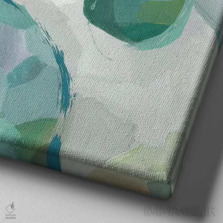 تابلو بخش ۱ اثر ادوارد سلکرک - نمای نزدیک بافت بوم