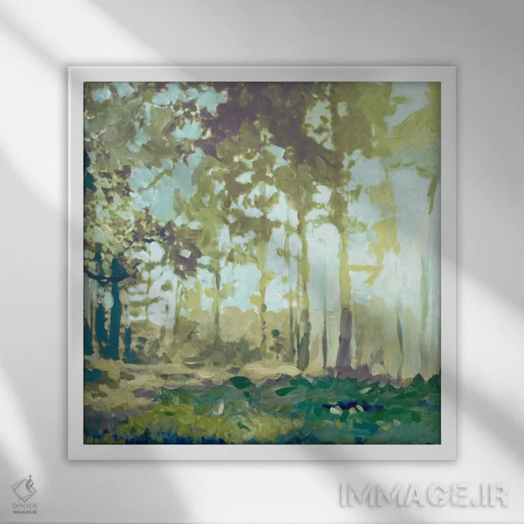 تابلو بلوودز (نام خاص یا منطقهای) اثر ادوارد سلکرک - نمای قابدار سفید