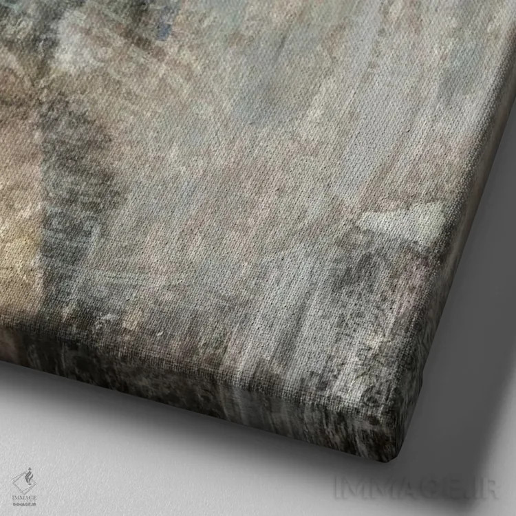 تابلو بودا اثر ادوارد سلکرک - نمای نزدیک بافت بوم