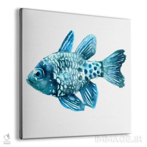 تابلو ماهی ۲ اثر ادوارد سلکرک - نمای پرسپکتیو محصول