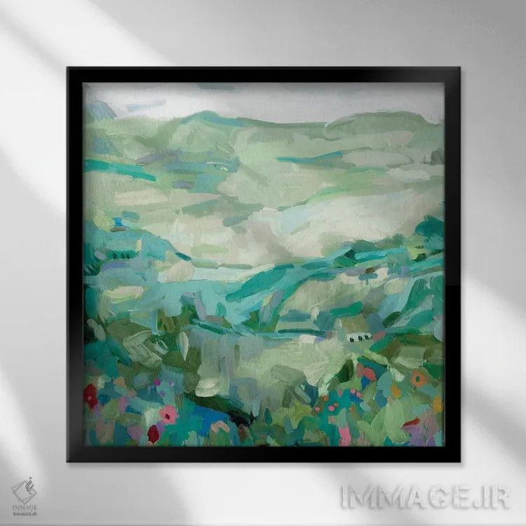 تابلو وحشی اثر ادوارد سلکرک - نمای قابدار مشکی