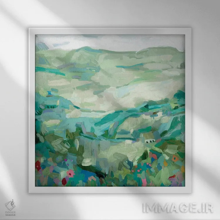 تابلو وحشی اثر ادوارد سلکرک - نمای قابدار سفید