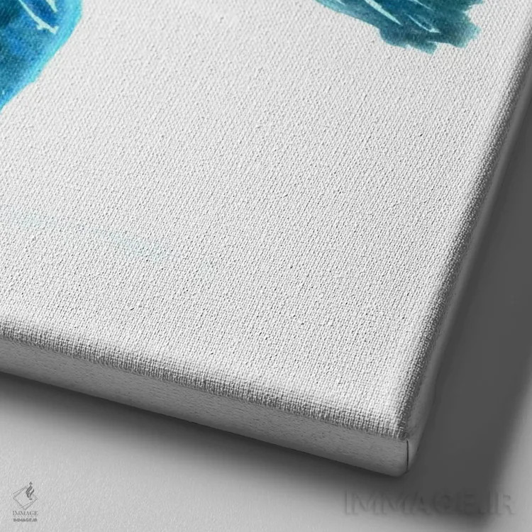 تابلو ماهی ۲ اثر ادوارد سلکرک - نمای نزدیک بافت بوم