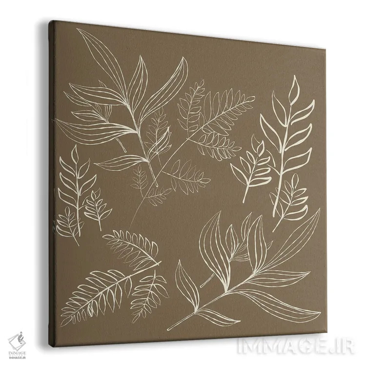 تابلو برگهای قدیمی لینوتایپ اثر ارین اسپارلر - نمای پرسپکتیو محصول