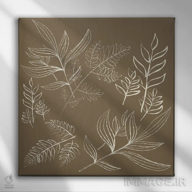 تابلو برگهای قدیمی لینوتایپ اثر ارین اسپارلر - نمای روبهرو روی دیوار