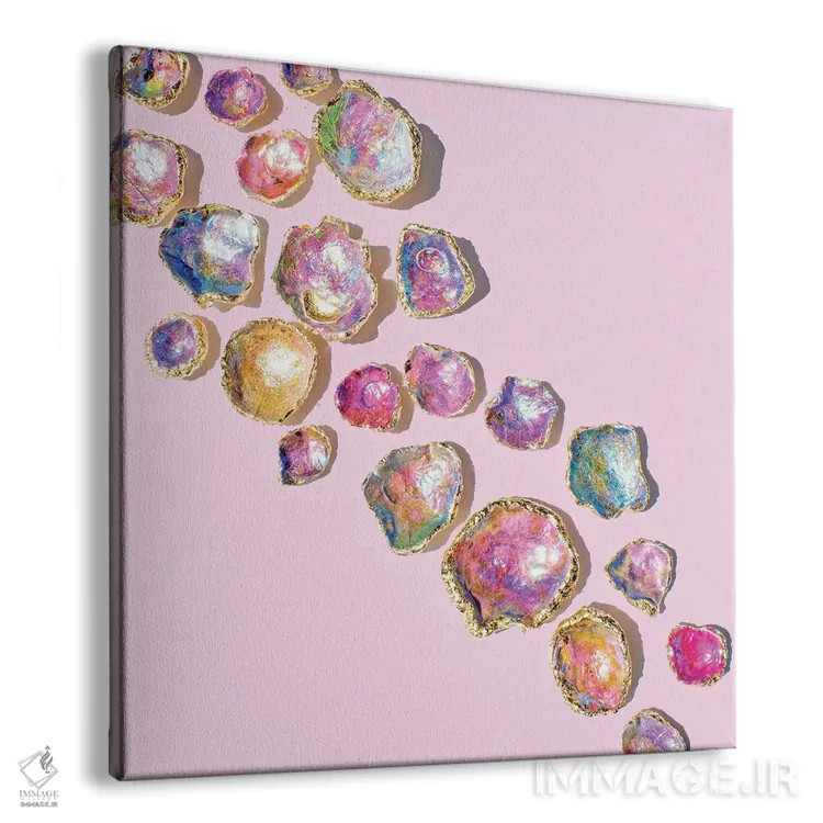 تابلو کاسههای کریستالی اثر ارین سامر - نمای پرسپکتیو محصول