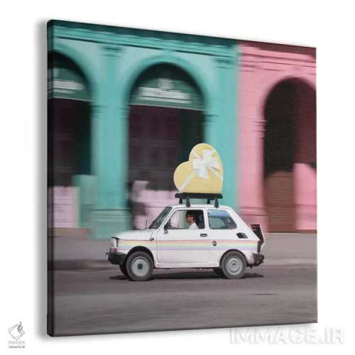 تابلو ماشین عشق اثر ارین سامر - نمای پرسپکتیو محصول
