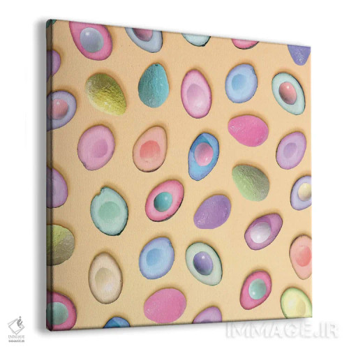 تابلو آووکادوهای پاستلی اثر ارین سامر - نمای پرسپکتیو محصول