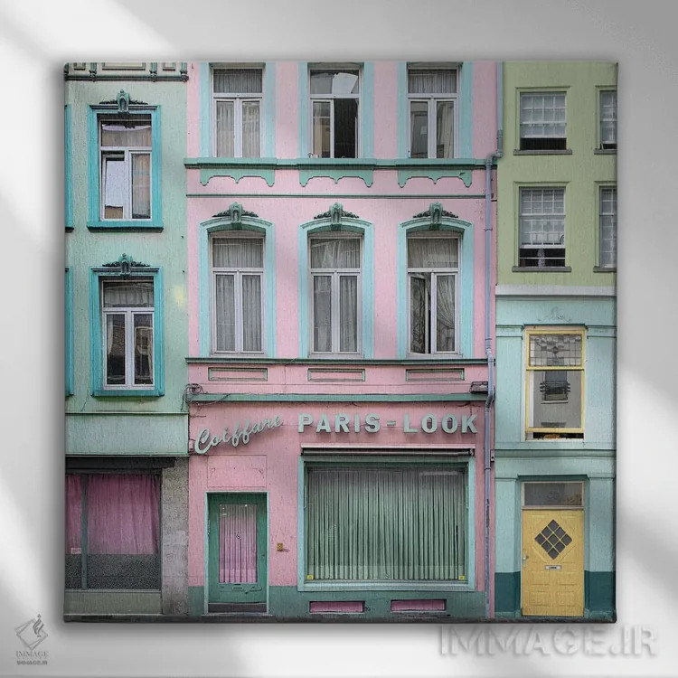 تابلو نگاه پاریسی اثر ارین سامر - نمای روبهرو روی دیوار