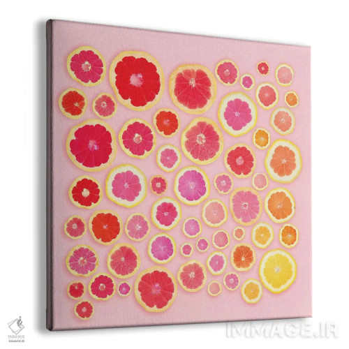 تابلو برشهای صورتی اثر ارین سامر - نمای پرسپکتیو محصول