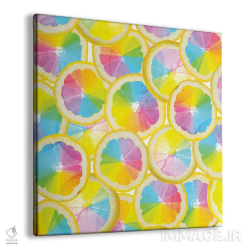 تابلو مرکبات شیشه رنگی اثر ارین سامر - نمای پرسپکتیو محصول