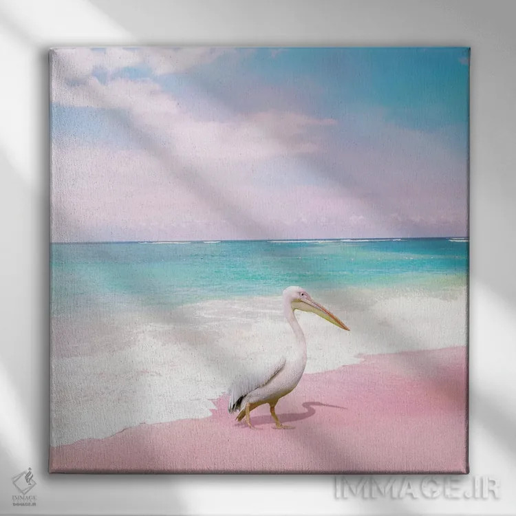 تابلو خلیج پلیکان اثر ارین سامر - نمای روبهرو روی دیوار