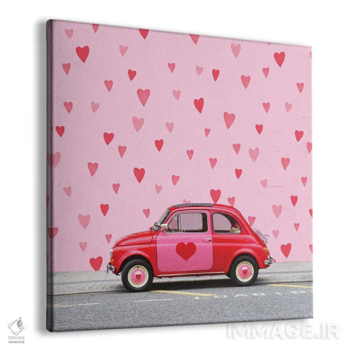 تابلو کالسکه عشق اثر ارین سامر - نمای پرسپکتیو محصول