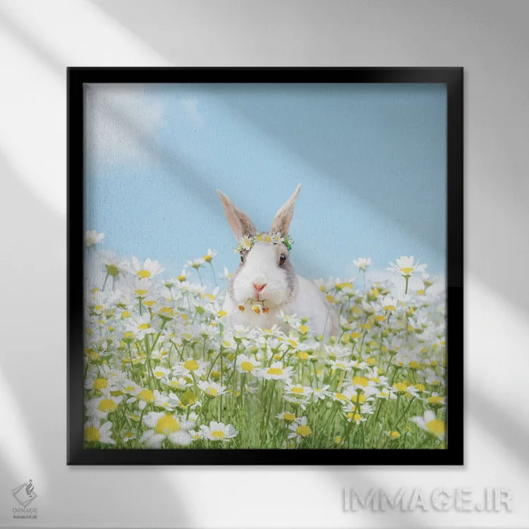 تابلو روزهای خوش اثر ارین سامر - نمای قابدار مشکی