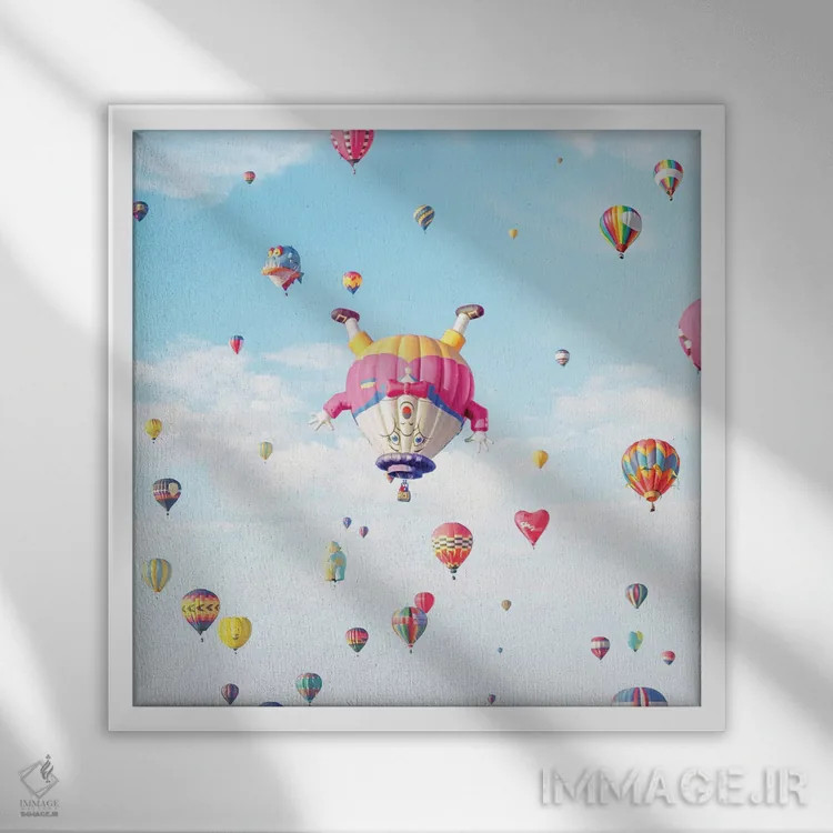 تابلو آدم خوب (اصطلاح) اثر ارین سامر - نمای قابدار سفید