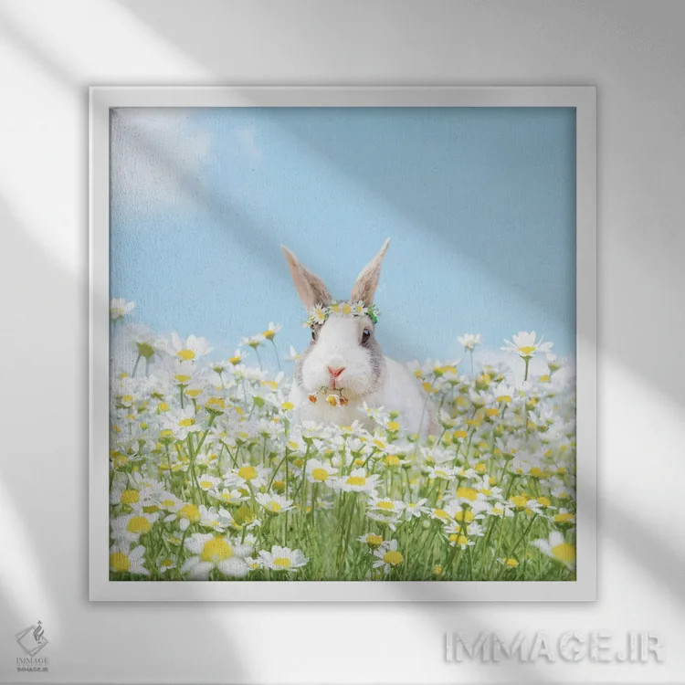 تابلو روزهای خوش اثر ارین سامر - نمای قابدار سفید