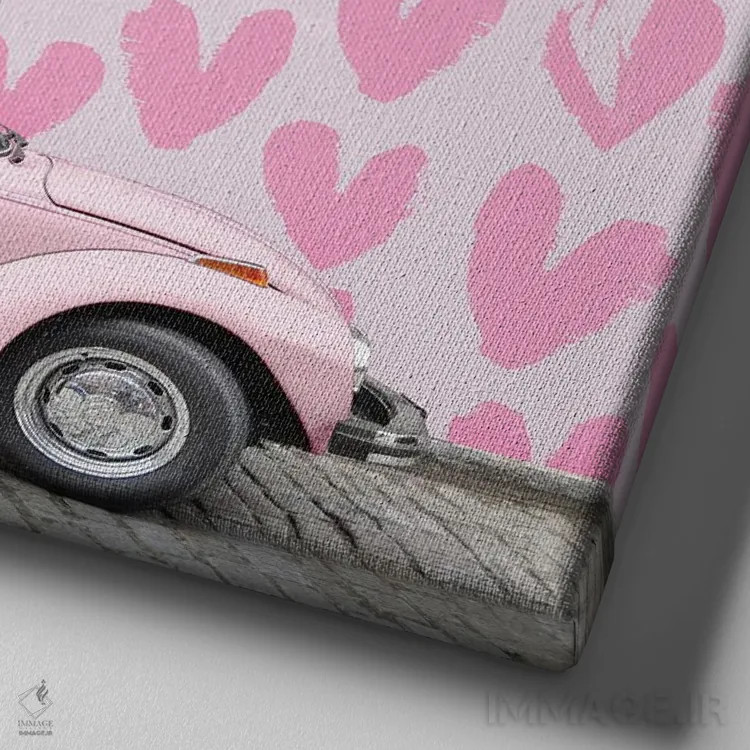 تابلو تحویل ویژه اثر ارین سامر - نمای نزدیک بافت بوم