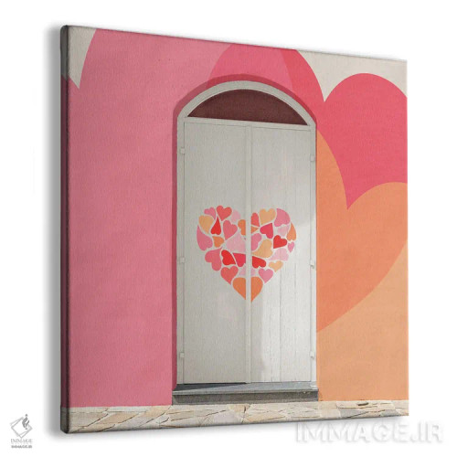 تابلو وقتی عشق در میزند اثر ارین سامر - نمای پرسپکتیو محصول