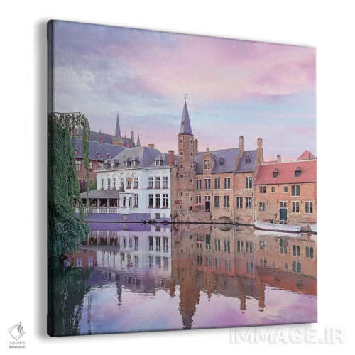 تابلو فانتزی بروژ (شهر بلژیک) اثر ارین سامر - نمای پرسپکتیو محصول