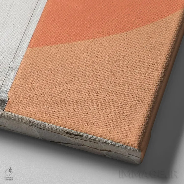 تابلو وقتی عشق در میزند اثر ارین سامر - نمای نزدیک بافت بوم