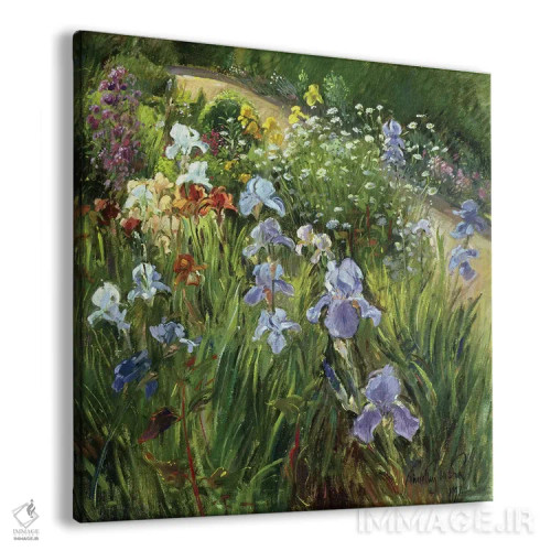 تابلو زنبقها و گل مینا اثر تیموتی ایستون - نمای پرسپکتیو محصول