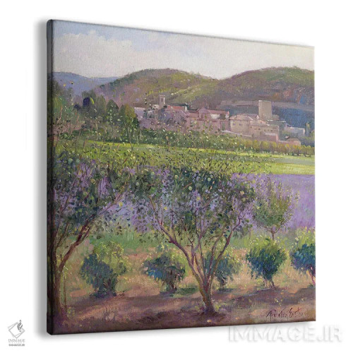 تابلو اسطوخودوس از میان درختان به، مونکلوس اثر تیموتی ایستون - نمای پرسپکتیو محصول