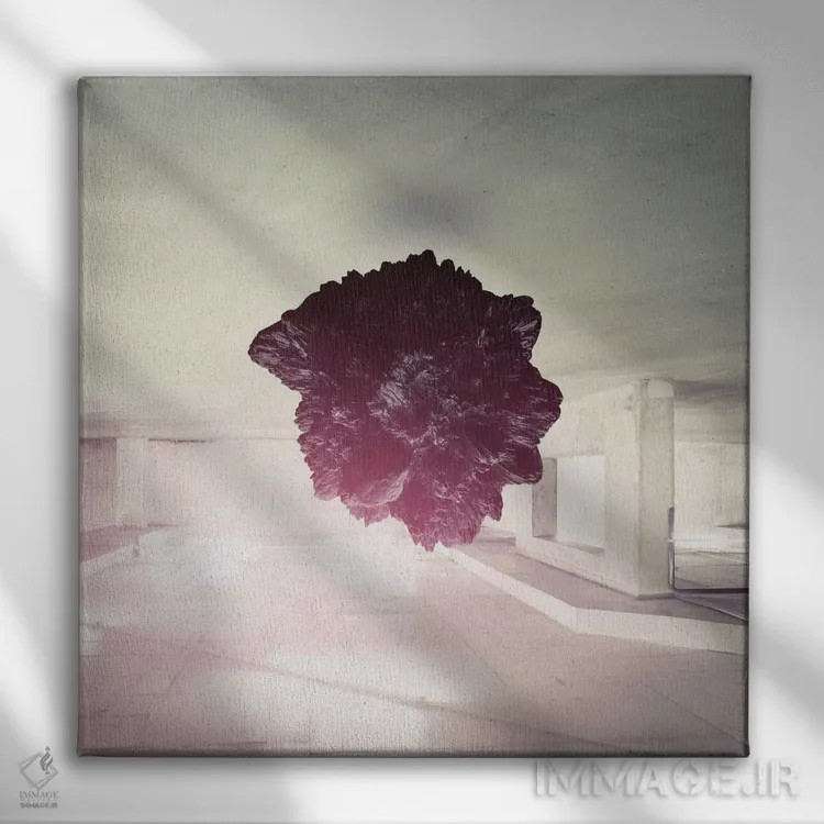 تابلو آمازرد (اسم خاص) اثر اوگنی سولویف - نمای روبهرو روی دیوار