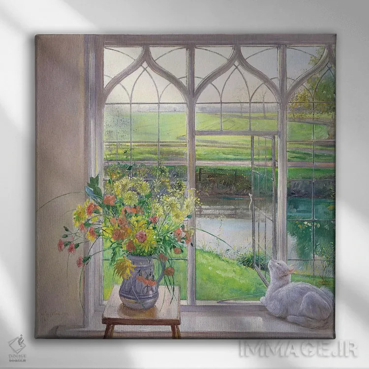 تابلو نسیم سحرگاهی اثر تیموتی ایستون - نمای روبهرو روی دیوار