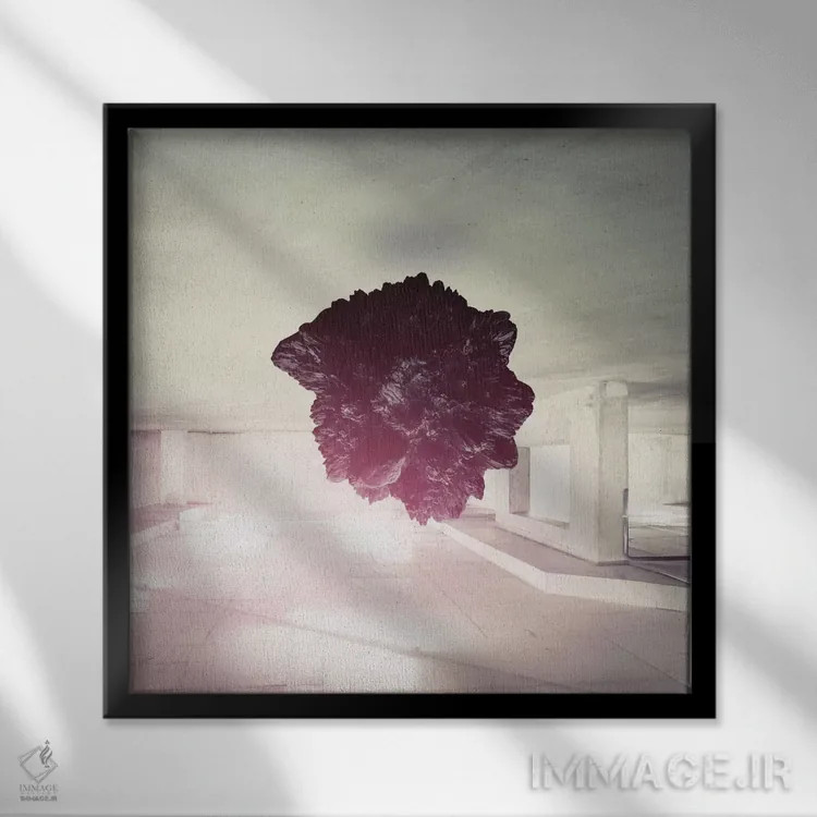 تابلو آمازرد (اسم خاص) اثر اوگنی سولویف - نمای قابدار مشکی