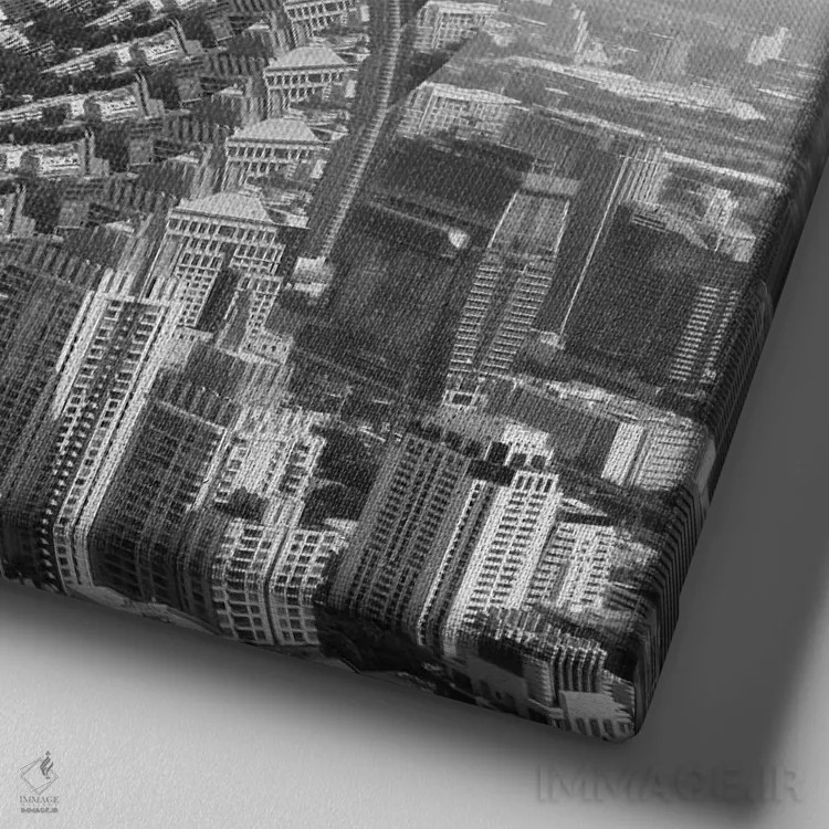 تابلو تلاقی نقطه ۱ اثر اوگنی سولویف - نمای نزدیک بافت بوم