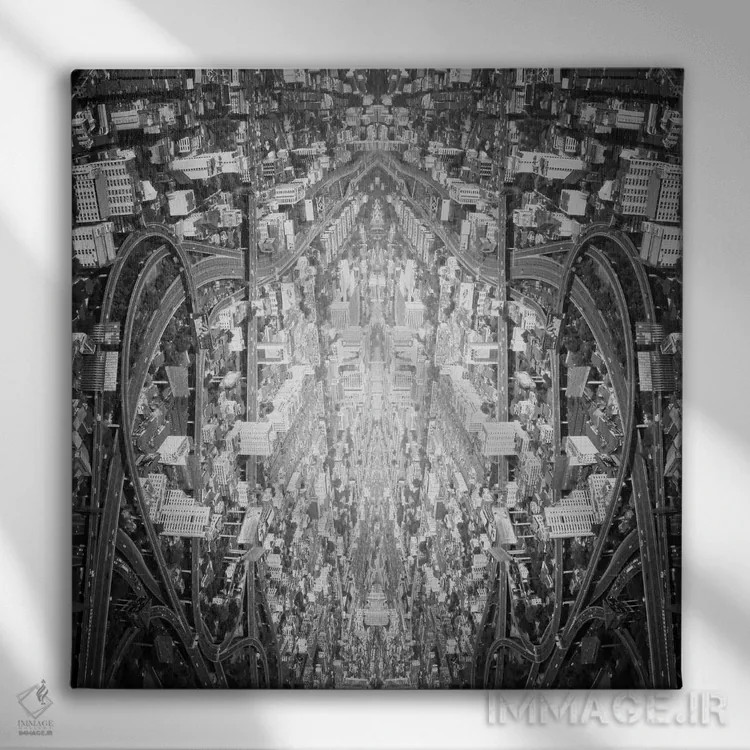 تابلو تلاقی نقطه ۲ اثر اوگنی سولویف - نمای روبهرو روی دیوار