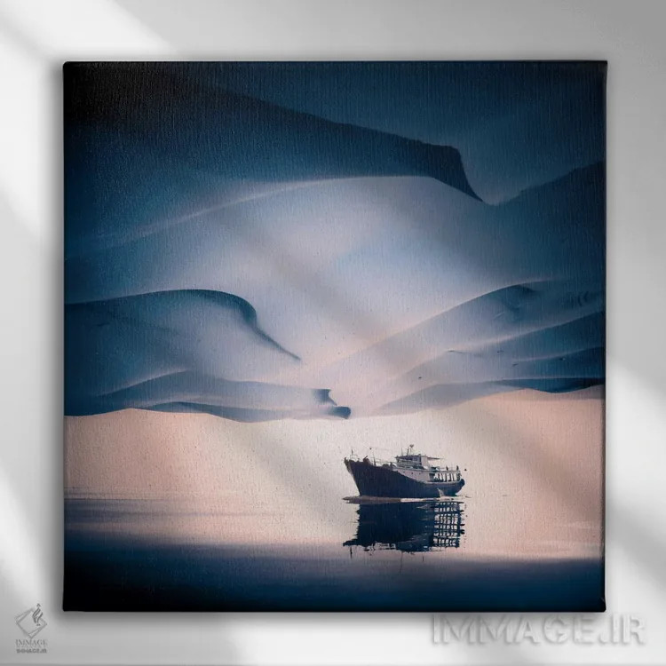 تابلو دزرتیر (اسم خاص/عنوان اثر) اثر اوگنی سولویف - نمای روبهرو روی دیوار