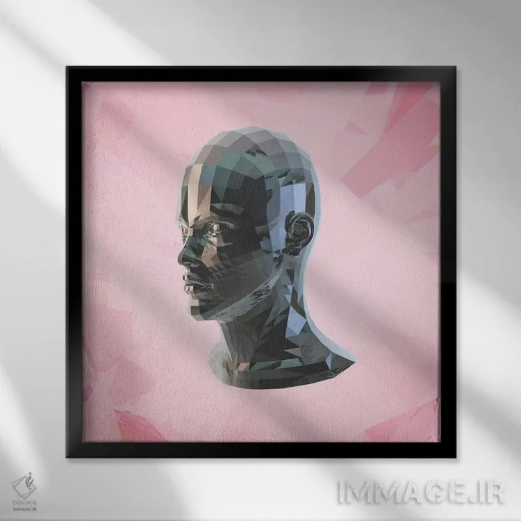 تابلو وجد الهی اثر اوگنی سولویف - نمای قابدار مشکی